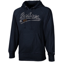 NHL Old Time Hockey Buffalo Sabres Hudson Pullover Hoodie - Navy Blue