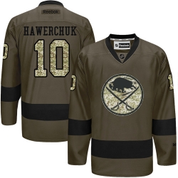 Dale Hawerchuk Reebok Buffalo Sabres Premier Green Salute to Service NHL Jersey