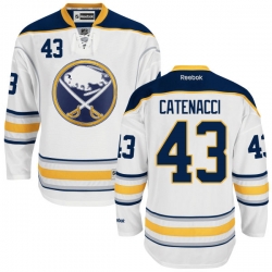 Daniel Catenacci Reebok Buffalo Sabres Premier White Away Jersey