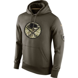 NHL Buffalo Sabres Nike Olive Salute To Service KO Performance Hoodie