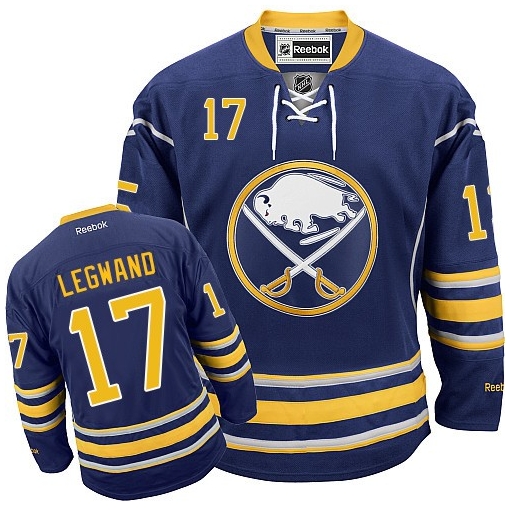 David Legwand Reebok Buffalo Sabres Authentic Navy Blue Home NHL Jersey