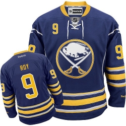 Derek Roy Reebok Buffalo Sabres Authentic Navy Blue Home NHL Jersey