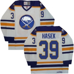 Dominik Hasek CCM Buffalo Sabres Premier White Throwback NHL Jersey