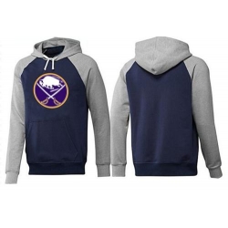 NHL Buffalo Sabres Big & Tall Logo Pullover Hoodie - Navy/Grey