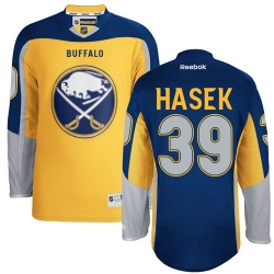 Dominik Hasek Reebok Buffalo Sabres Authentic Gold New Third NHL Jersey