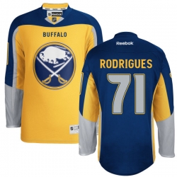 Evan Rodrigues Youth Reebok Buffalo Sabres Authentic Gold Alternate Jersey