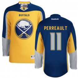 Gilbert Perreault Reebok Buffalo Sabres Authentic Gold New Third NHL Jersey