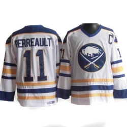 Gilbert Perreault CCM Buffalo Sabres Authentic White Throwback NHL Jersey