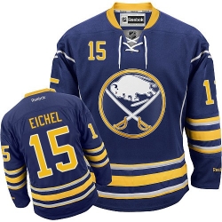 Jack Eichel Reebok Buffalo Sabres Authentic Navy Blue Home NHL Jersey
