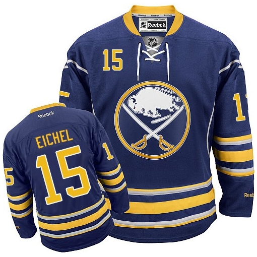 Jack Eichel Reebok Buffalo Sabres Authentic Navy Blue Home NHL Jersey