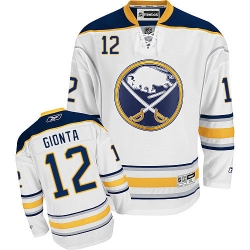 Brian Gionta Reebok Buffalo Sabres Authentic White Away NHL Jersey