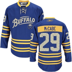 Jake McCabe Reebok Buffalo Sabres Authentic Royal Blue Third NHL Jersey
