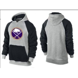 NHL Buffalo Sabres Big & Tall Logo Pullover Hoodie - Grey/Black