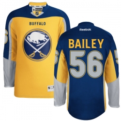 Justin Bailey Reebok Buffalo Sabres Premier Gold Alternate Jersey