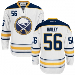 Justin Bailey Reebok Buffalo Sabres Authentic White Away Jersey