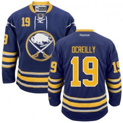 Cal O'Reilly Reebok Buffalo Sabres Premier Navy Blue Home Jersey