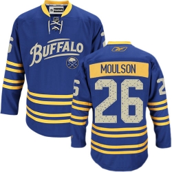 Matt Moulson Reebok Buffalo Sabres Premier Royal Blue Third NHL Jersey