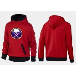 NHL Buffalo Sabres Big & Tall Logo Pullover Hoodie - Red/Black