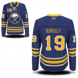 Cal O'Reilly Women's Reebok Buffalo Sabres Premier Navy Blue Home Jersey