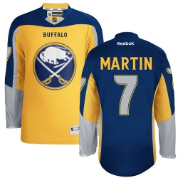 Rick Martin Reebok Buffalo Sabres Authentic Gold New Third NHL Jersey