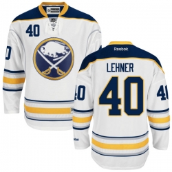 Robin Lehner Reebok Buffalo Sabres Premier White Away Jersey