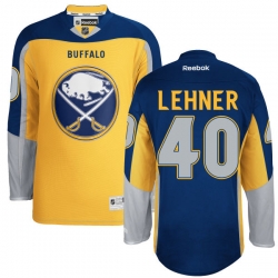 Robin Lehner Reebok Buffalo Sabres Premier Gold Alternate Jersey