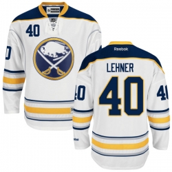 Robin Lehner Youth Reebok Buffalo Sabres Authentic White Away Jersey
