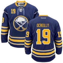 Cal O'Reilly Youth Reebok Buffalo Sabres Authentic Navy Blue Home Jersey