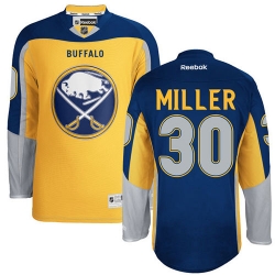 Ryan Miller Reebok Buffalo Sabres Authentic Gold New Third NHL Jersey