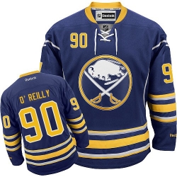 Ryan O'Reilly Reebok Buffalo Sabres Authentic Navy Blue Home NHL Jersey