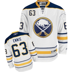 Tyler Ennis Reebok Buffalo Sabres Authentic White Away NHL Jersey