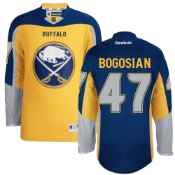 Zach Bogosian Reebok Buffalo Sabres Premier Gold New Third NHL Jersey
