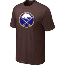 NHL Buffalo Sabres Big & Tall Logo T-Shirt - Brown