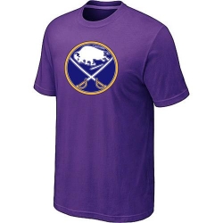 NHL Buffalo Sabres Big & Tall Logo T-Shirt - Purple