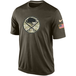 NHL Buffalo Sabres Nike Olive Salute To Service KO Performance Dri-FIT T-Shirt