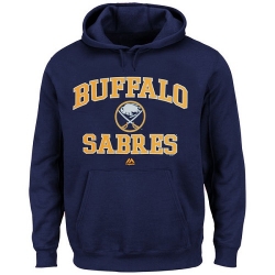 NHL Buffalo Sabres Majestic Heart & Soul Hoodie - Navy Blue