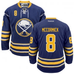 Cody McCormick Reebok Buffalo Sabres Premier Navy Blue Home Jersey