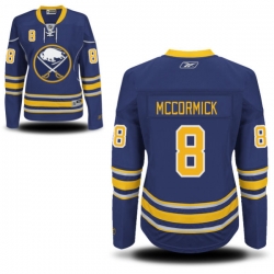 Cody McCormick Women's Reebok Buffalo Sabres Authentic Navy Blue Home Jersey