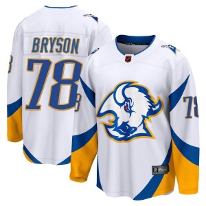 Jacob Bryson Youth Fanatics Branded Buffalo Sabres Breakaway White Special Edition 2.0 Jersey