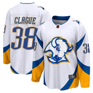 Kale Clague Youth Fanatics Branded Buffalo Sabres Breakaway White Special Edition 2.0 Jersey