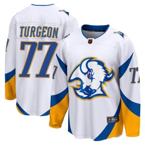 Pierre Turgeon Youth Fanatics Branded Buffalo Sabres Breakaway White Special Edition 2.0 Jersey