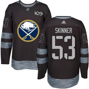 Jeff Skinner Men's Buffalo Sabres Authentic Black 1917-2017 100th Anniversary Jersey