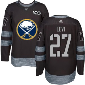 Devon Levi Youth Buffalo Sabres Authentic Black 1917-2017 100th Anniversary Jersey