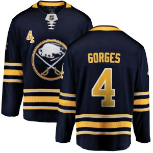 Josh Gorges Men's Fanatics Branded Buffalo Sabres Breakaway Blue Home Jersey