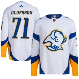 Victor Olofsson Youth Adidas Buffalo Sabres Authentic White Reverse Retro 2.0 Jersey