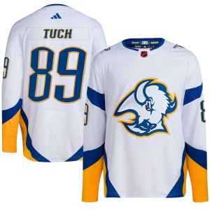 Alex Tuch Youth Adidas Buffalo Sabres Authentic White Reverse Retro 2.0 Jersey