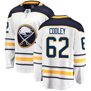 Devin Cooley Youth Fanatics Branded Buffalo Sabres Breakaway White Away Jersey
