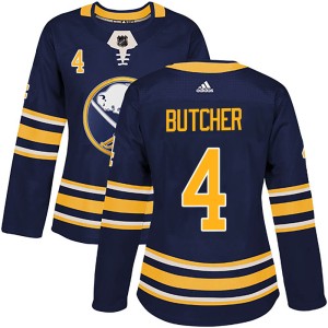 Will Butcher Women's Adidas Buffalo Sabres Authentic Navy Home Jersey