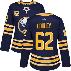 Devin Cooley Women's Adidas Buffalo Sabres Authentic Navy Home Jersey