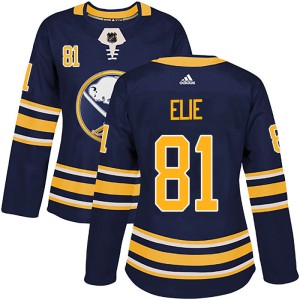 Remi Elie Women's Adidas Buffalo Sabres Authentic Navy Home Jersey